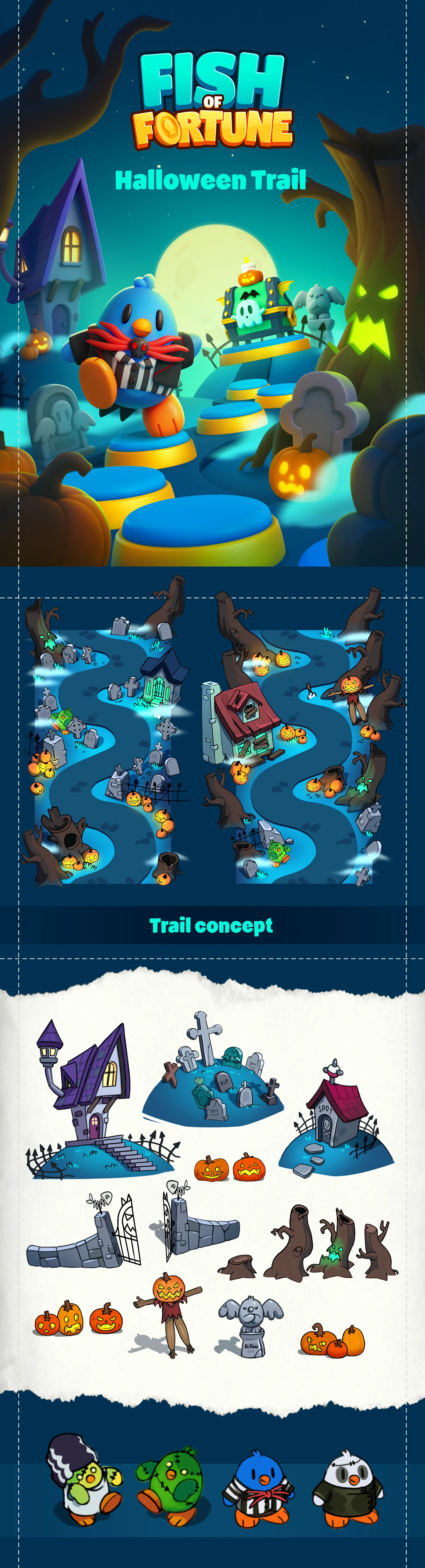 Fish of Fortune (Trail) Visual Concept by Nadiia Kanishcheva