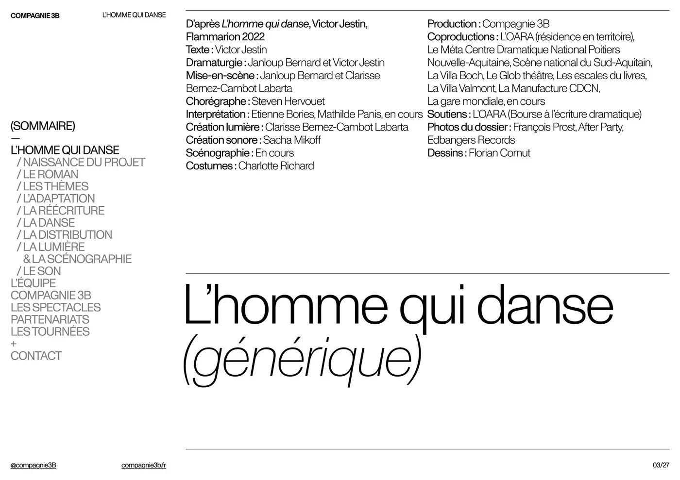 Img03 - Compagnie 3B Presskit: Swiss Style Meets Nightclub Realism by Florian Cornut