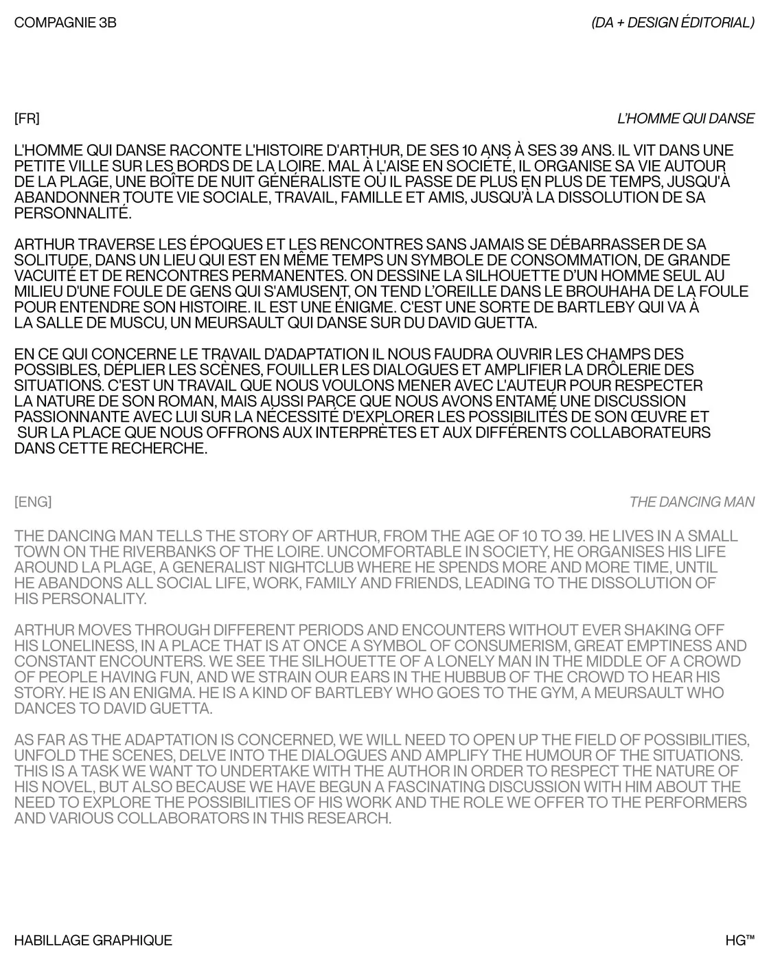 Img05 - Compagnie 3B Presskit: Swiss Style Meets Nightclub Realism by Florian Cornut