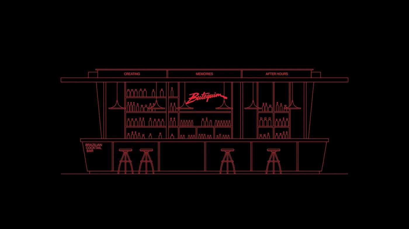 Img02 - Butequim Cocktail Bar: A Brutalist Brand Identity by Estúdio Lippi
