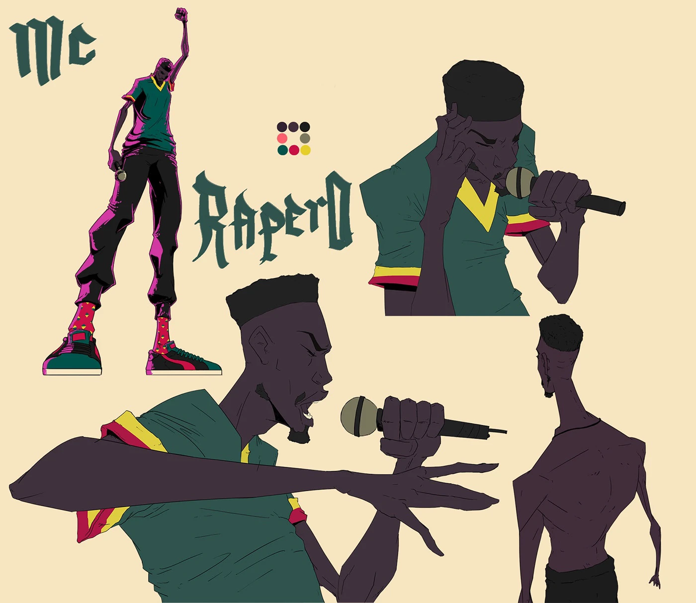 Img19 - Culturas Caribeñas del Hip Hop: Animation and Visual Identity by Fernando Riveaux