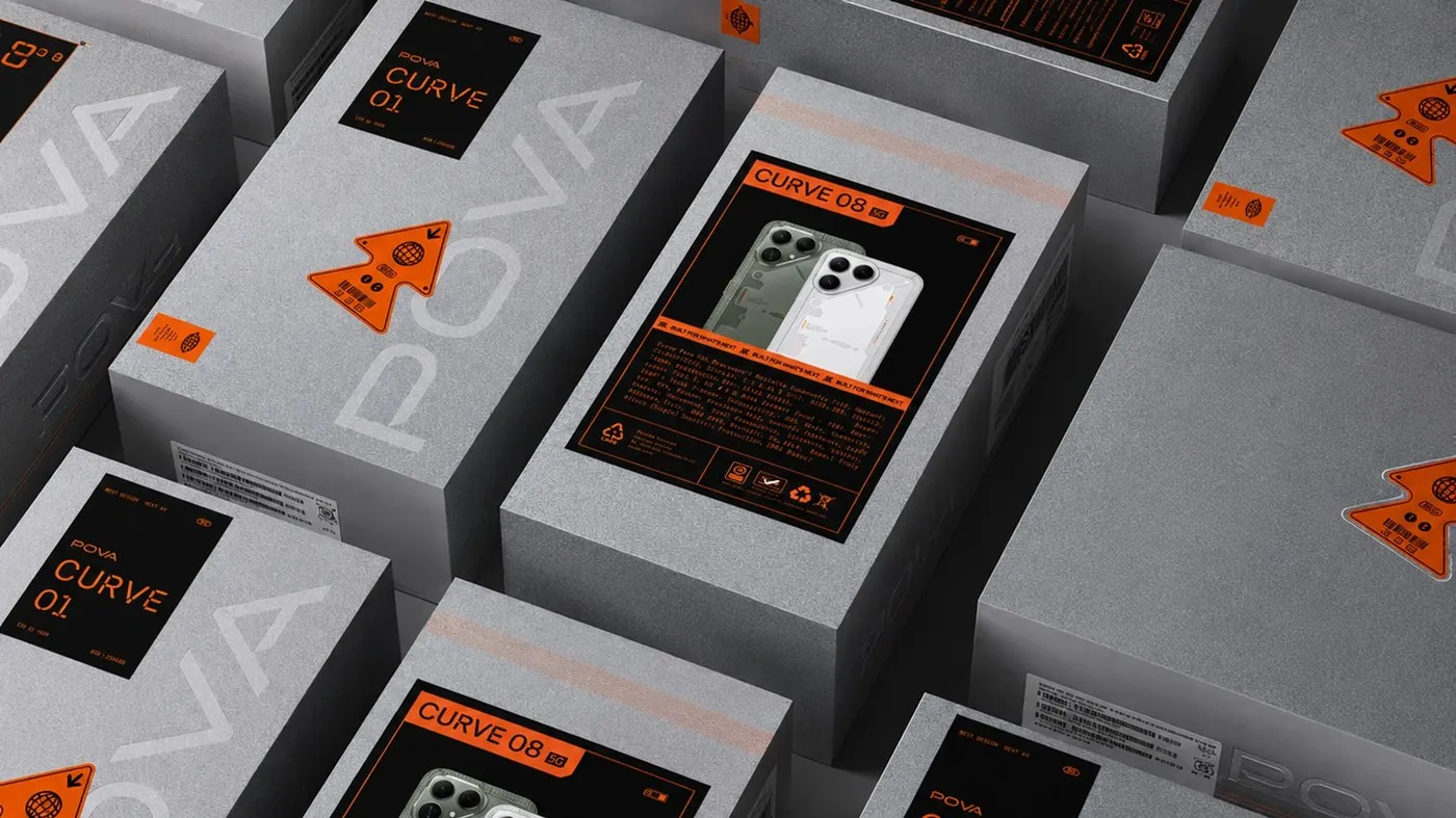 Brutalist Brand Identity Redesign for POVA by StudioDraft