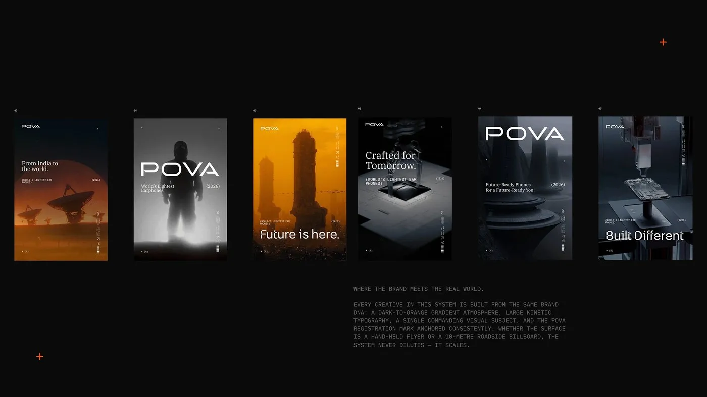 Img05 - Brutalist Brand Identity Redesign for POVA by StudioDraft