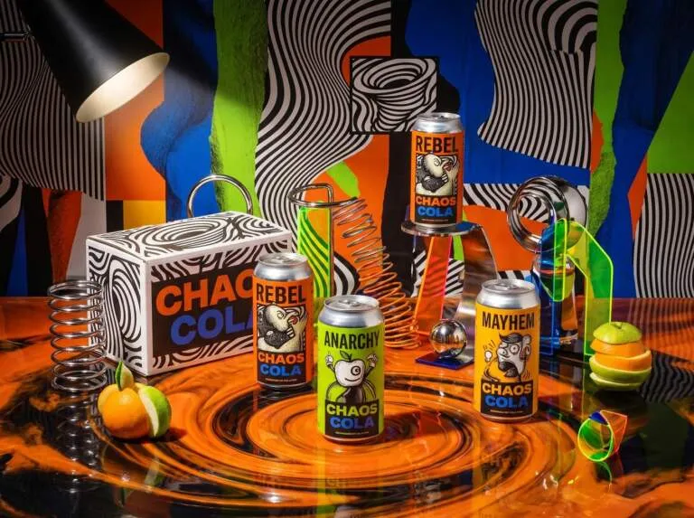 Chaos Cola Packaging Design by Up-Brands: Raw Pop-Anarchy in a Soda Can Img01 - Chaos Cola Packaging Design by Up-Brands: Raw Pop-Anarchy in a Soda Can