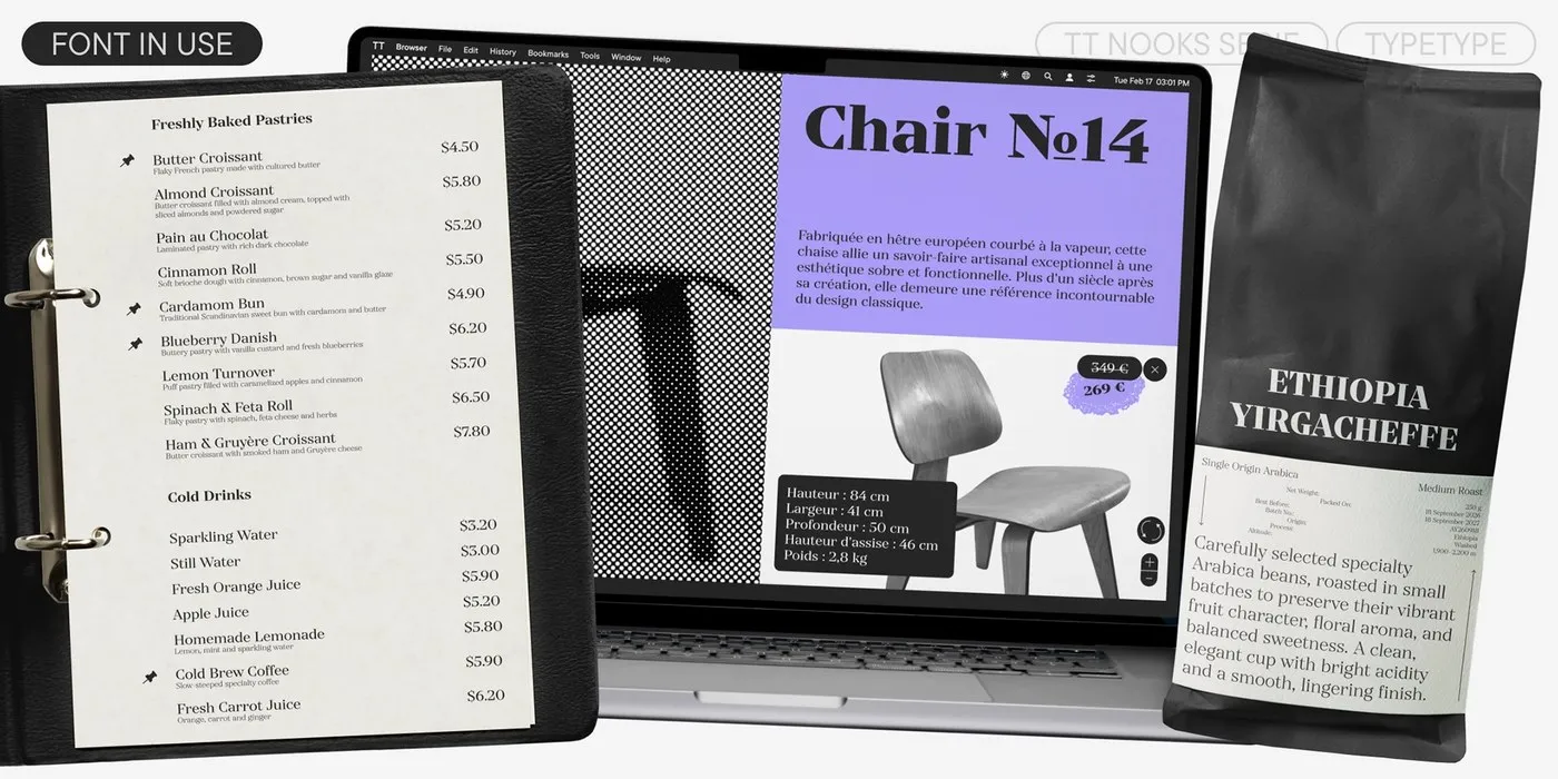 Img01 - TT Nooks Serif v2.000: TypeType Foundry's Modern Display Serif Redesign