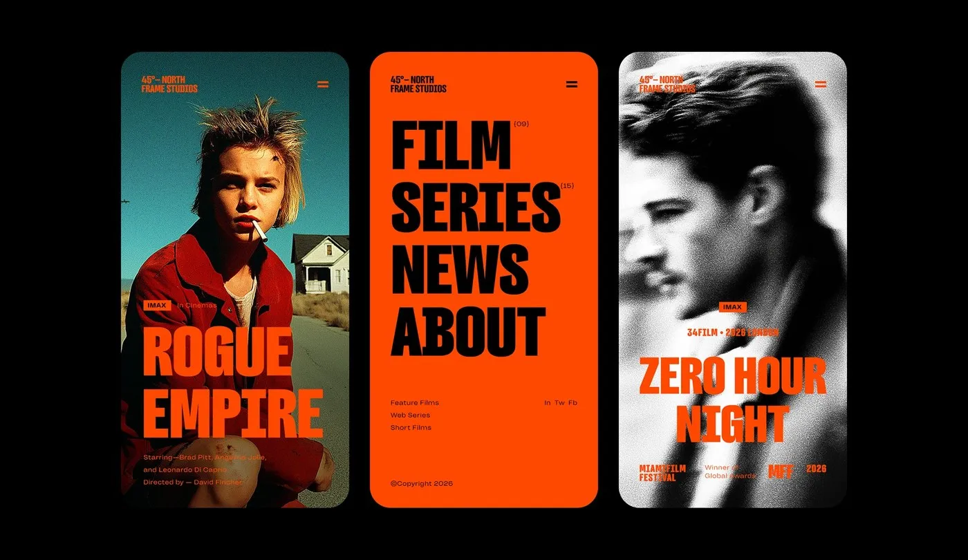 Img05 - Filming Typeface by Rajesh Rajput: A Bold Condensed Display Font for Cinematic Titles