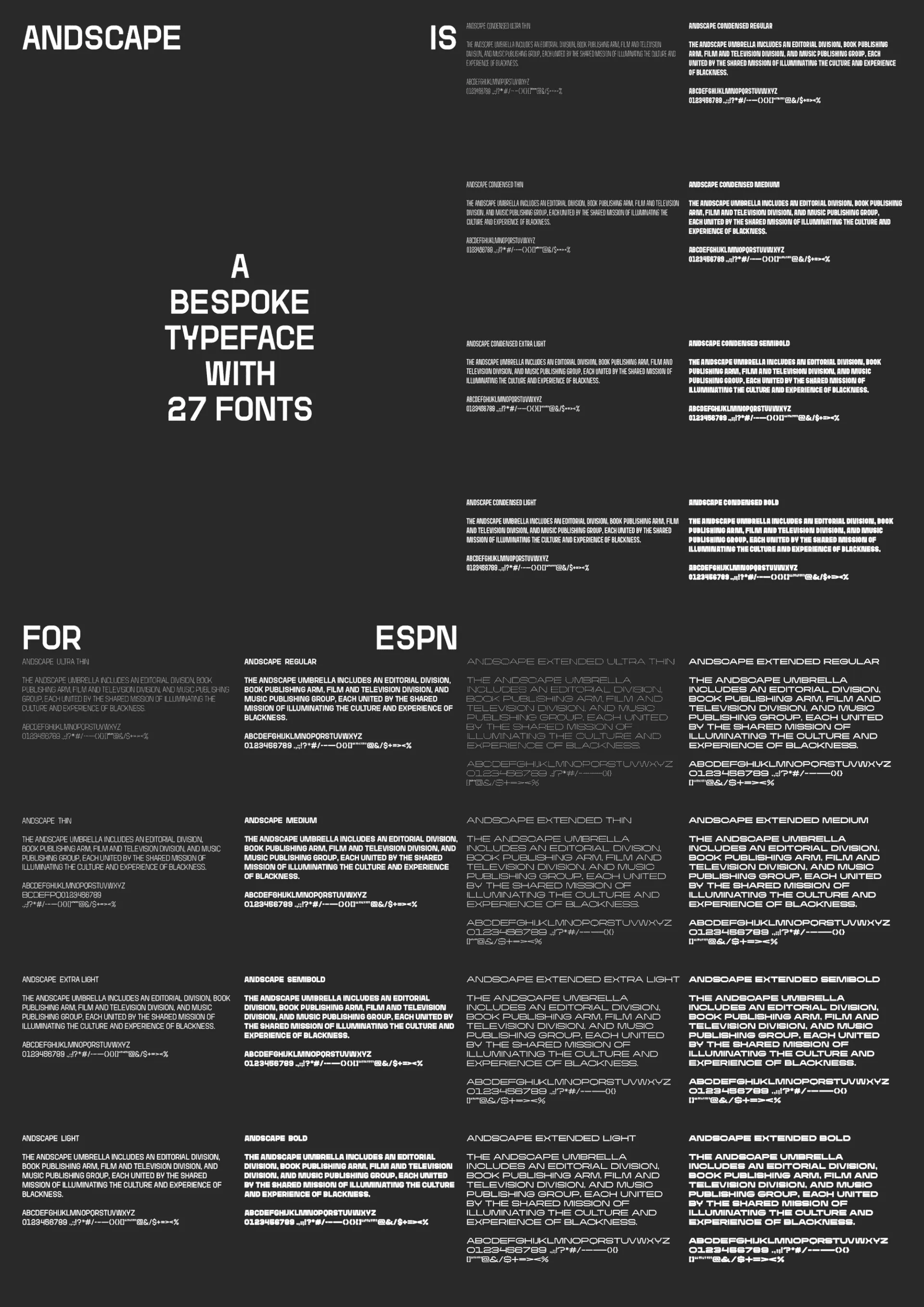 Img04 - Andscape: A 27-Style Flexible Typeface for ESPN