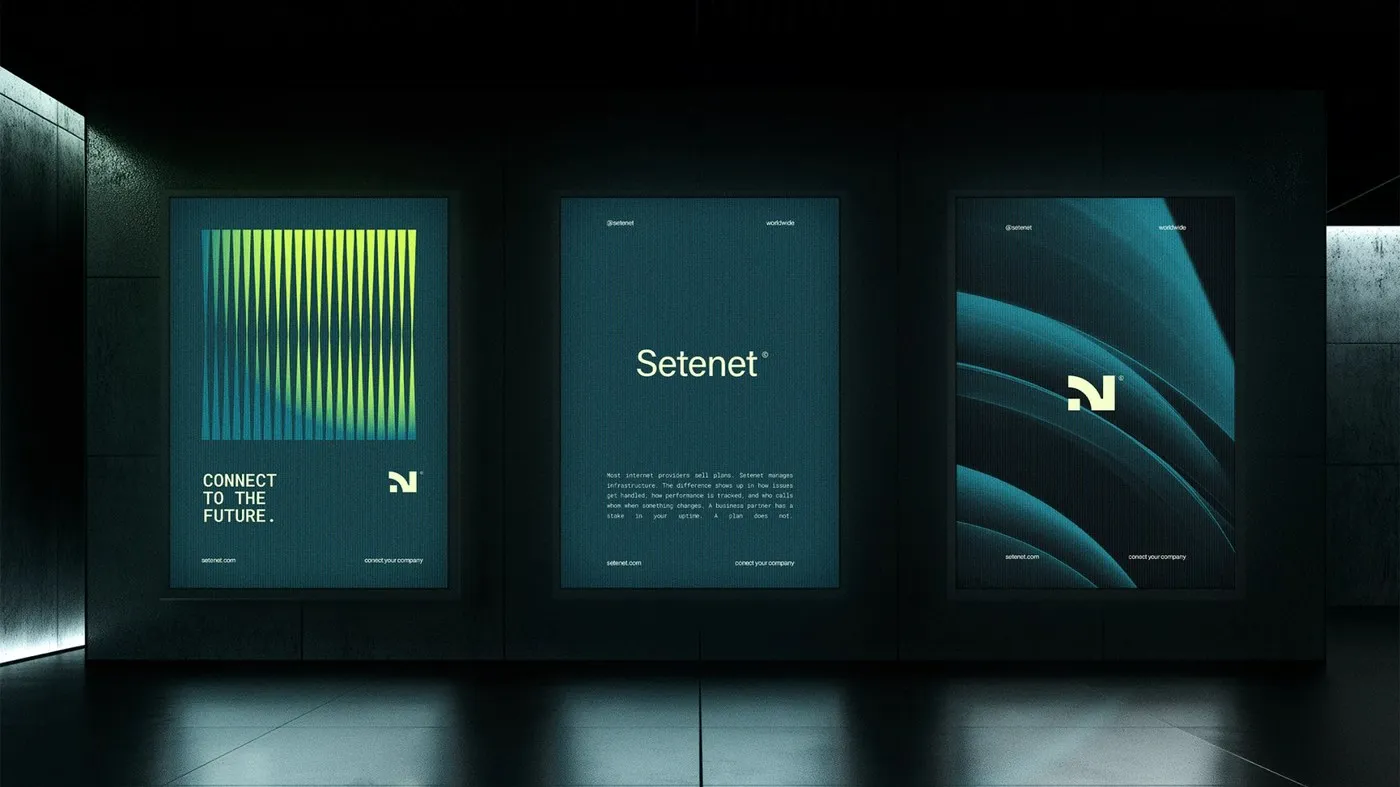 Img11 - Setenet Brand Identity by Estúdio Reven: A Pragmatic Visual System for Data Infrastructure