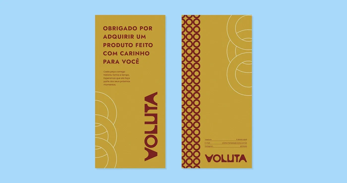 Img06 - Voluta: Architectural Geometry Meets Brazilian Heritage in Tiago Araujo's Visual Identity