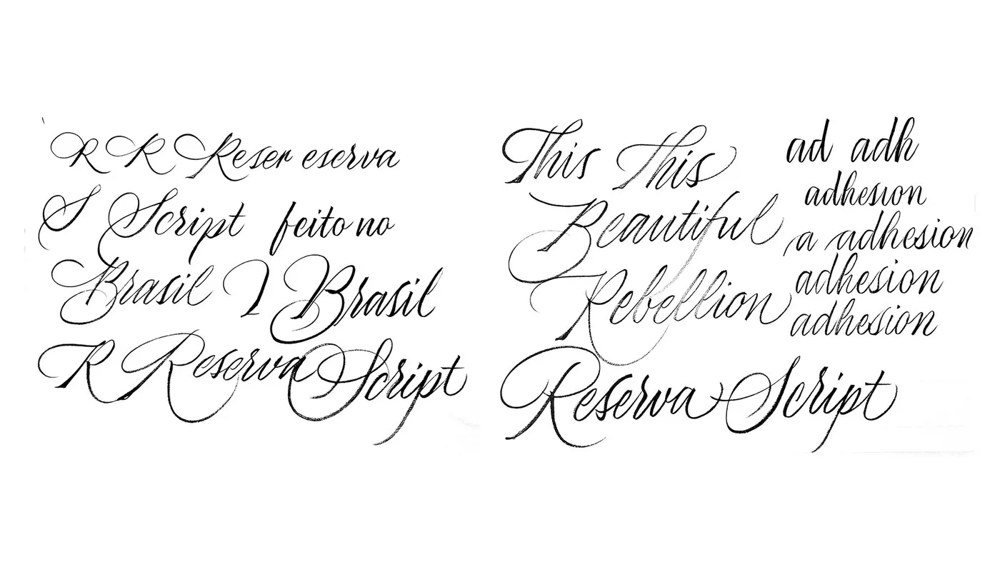 Img02 - Reserva Script: How Plau Blended Copperplate Calligraphy with Sharp Modern Cuts
