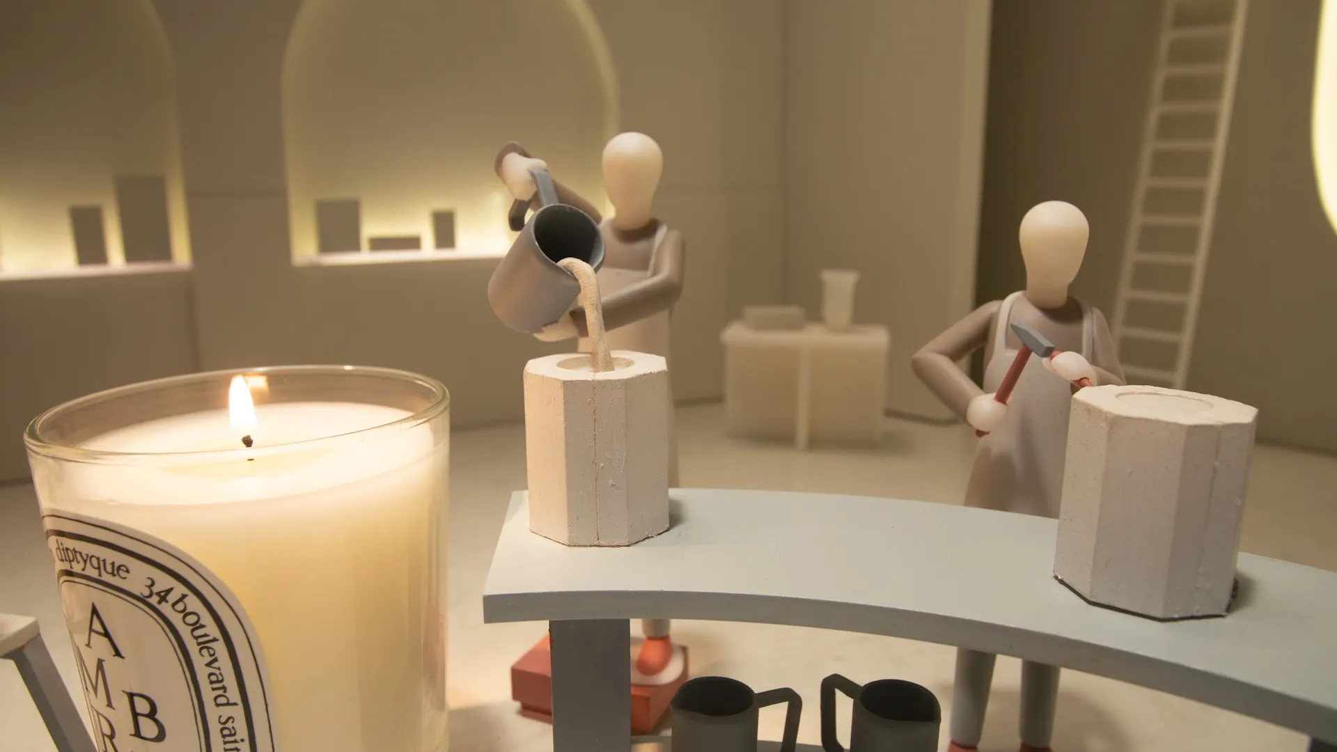 Crafting Diptyque Médicis: A Tiny Stop-Motion World by Chris Ullens