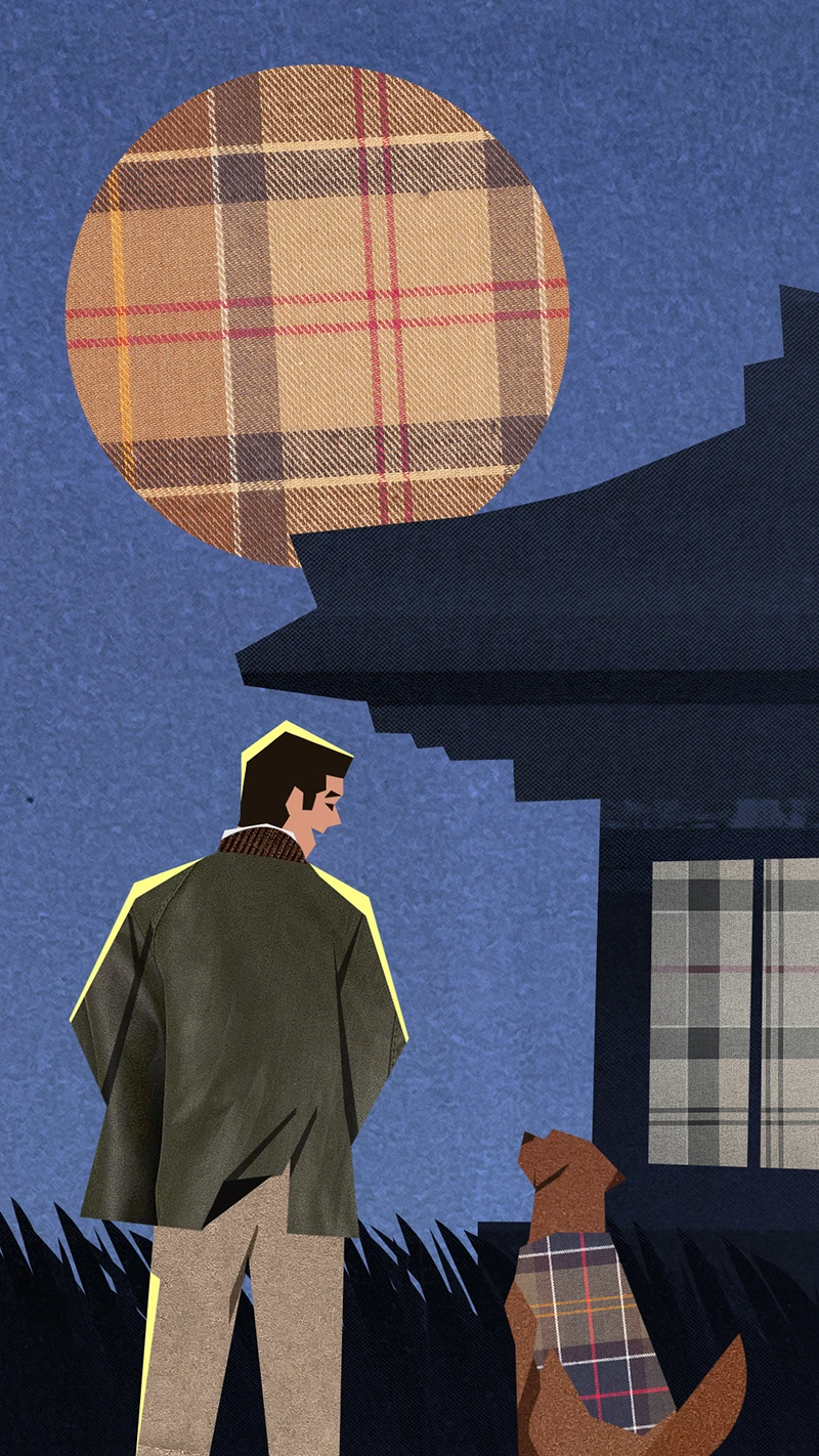 Img03 - Barbour Korea Chuseok Campaign: Animated Illustrations by Donghyun Lim