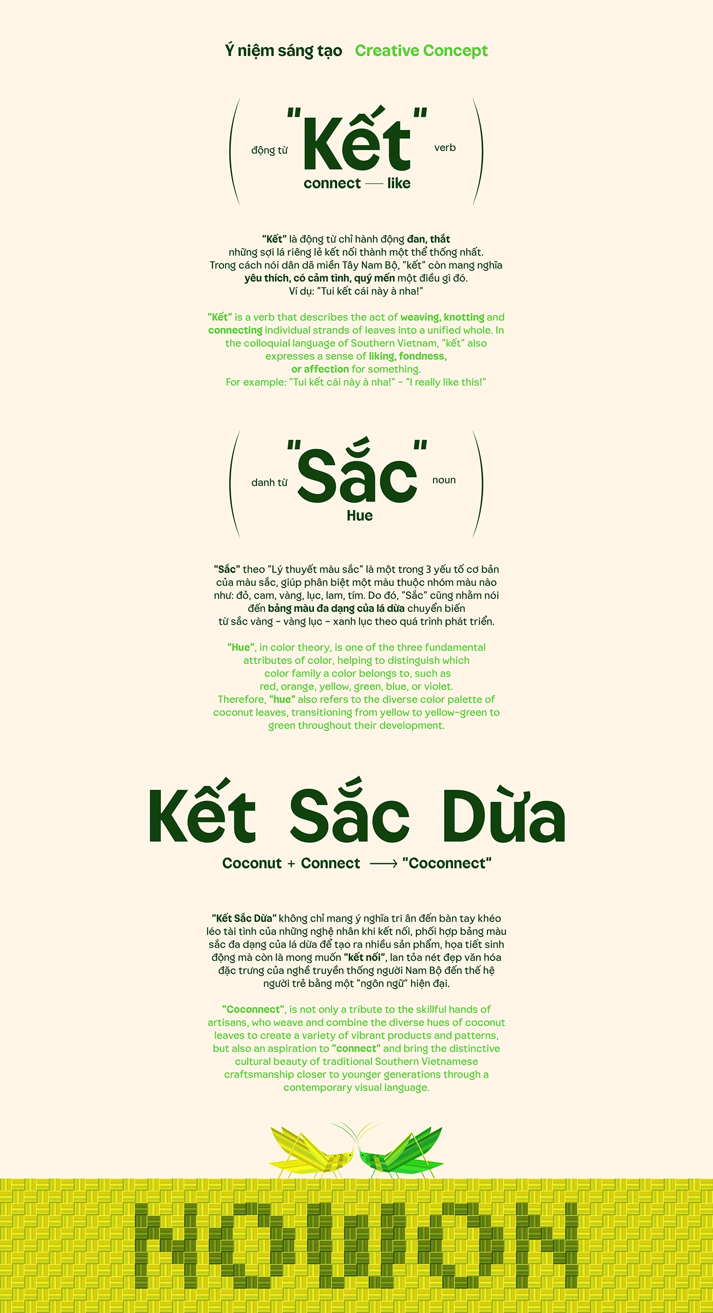 Img03 - Exploring Vietnamese Culture in KẾT SẮC DỪA - COCONNECT Visual Identity