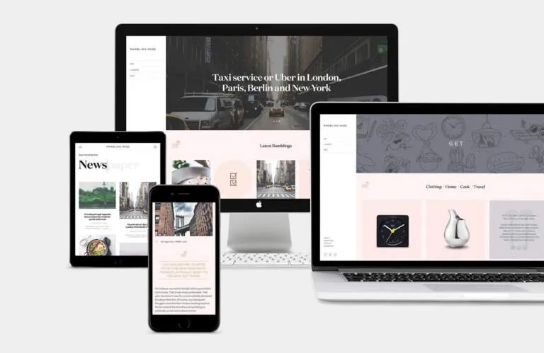 Img01 - Editorial Web Design for Rambling Muse by SocioDesign