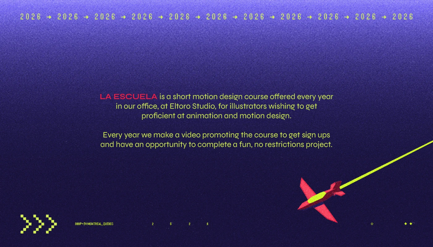 Img02 - Escuela 2026 - Motion Design Class Promotional Video