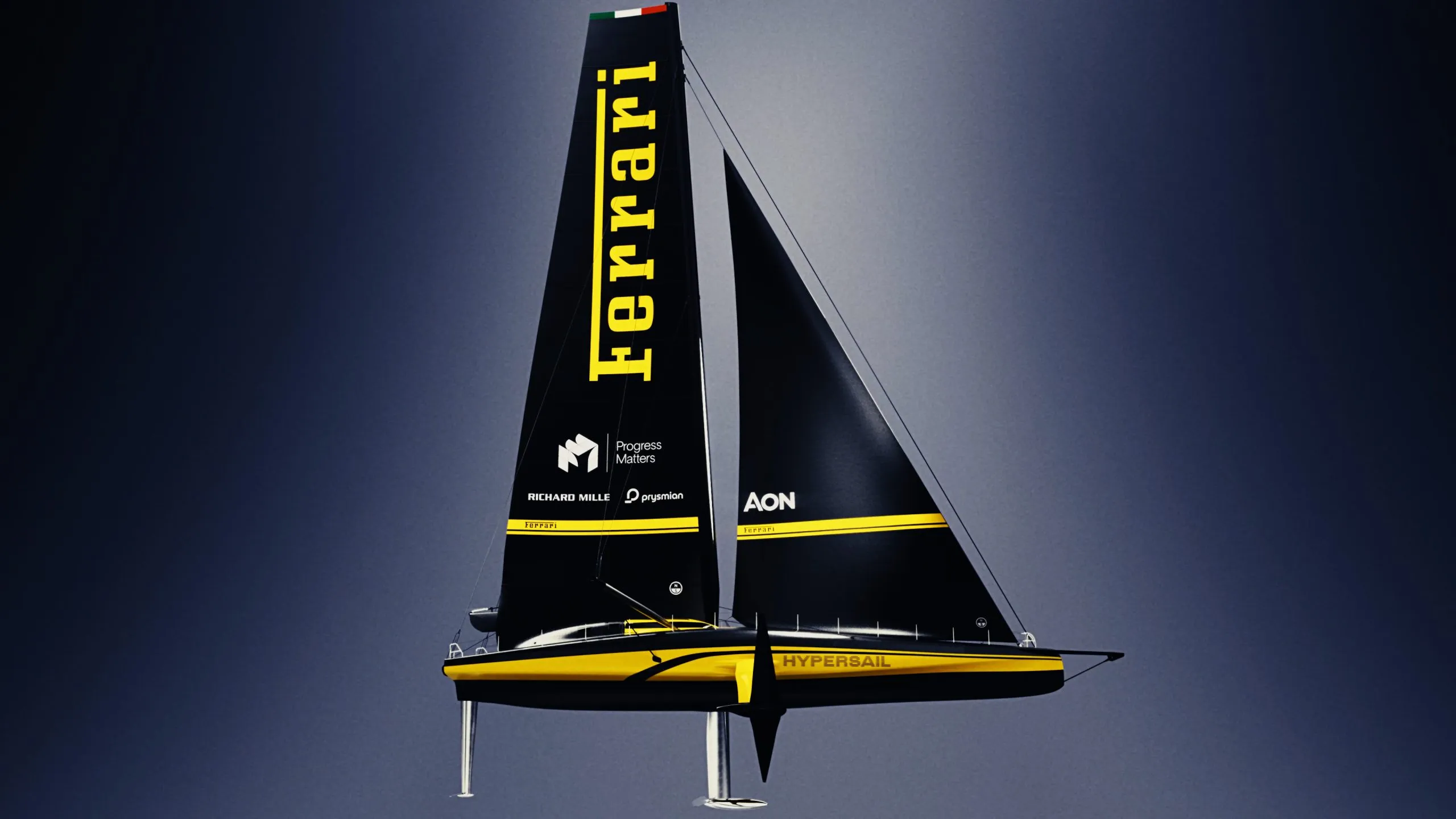 FutureDeluxe Brings Ferrari Hypersail to Life in New Livery Launch Film