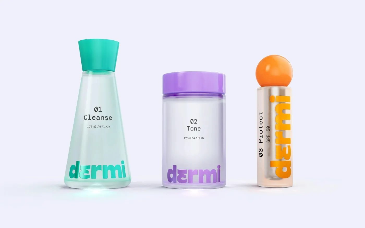 Img02 - Inside Dermi: Robot Food’s Refillable Skincare Packaging Design for Tweens