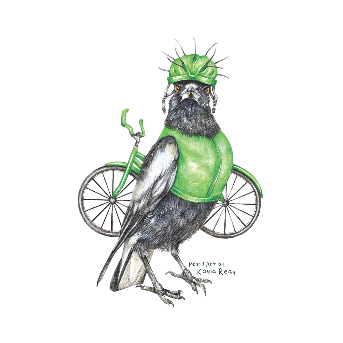 Lonely Kids Club and Kayla Reay Team Up for Clive the Cyclist Tee