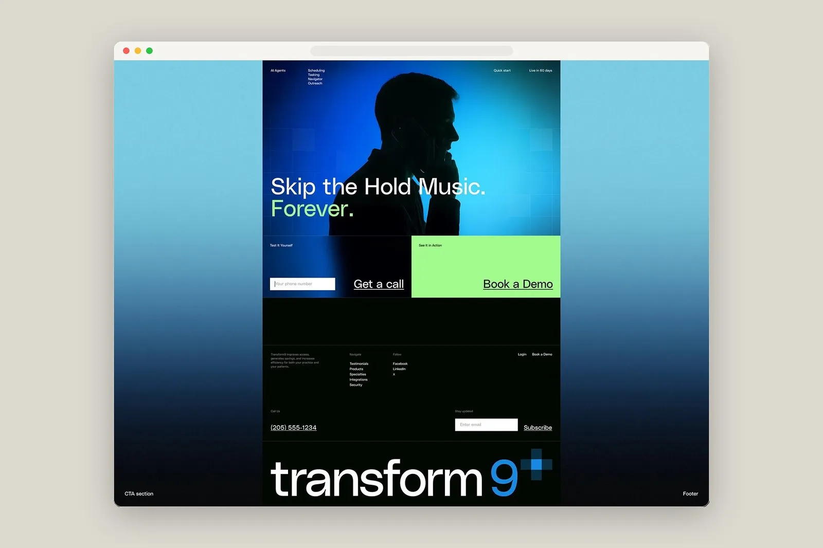 Img02 - Transform9 Web Design by Tubik Studio: Humanizing Healthcare AI Communication