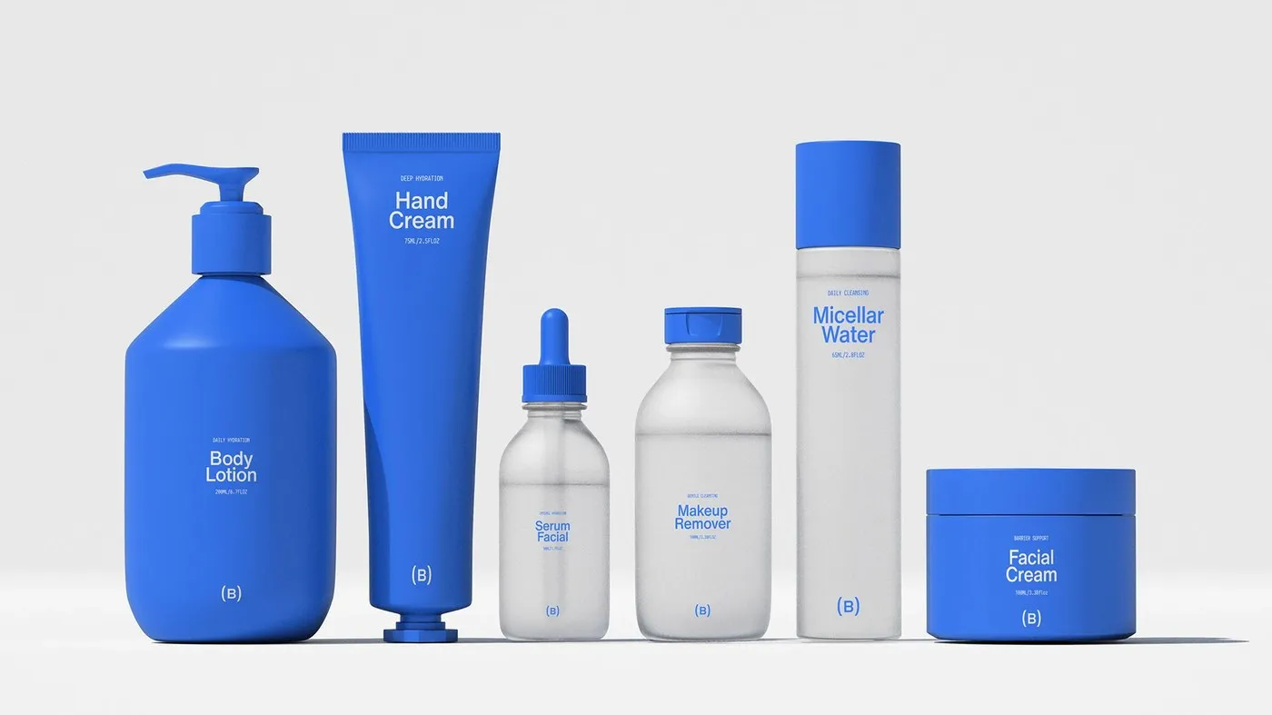 Img02 - Kauan Lippi’s Minimalist Blue Brand Identity for Bellecare