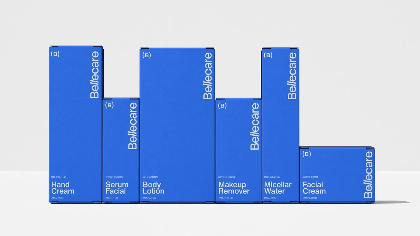 Img05 - Kauan Lippi’s Minimalist Blue Brand Identity for Bellecare