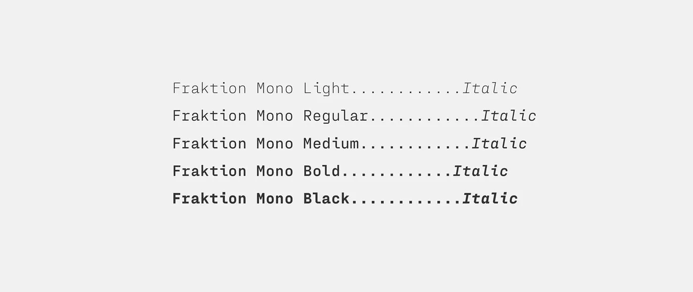 Img06 - Juri Zaech Unveils Fraktion Mono: Combining Monospace Discipline with Grotesque Aesthetics