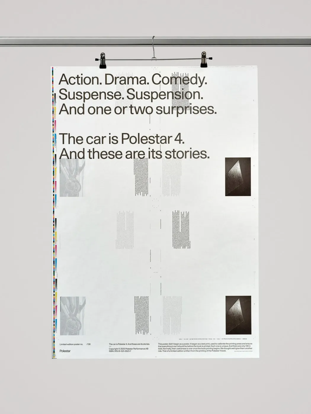 Img02 - Polestar 4 Poster Series: Turning Press Waste into Print Design