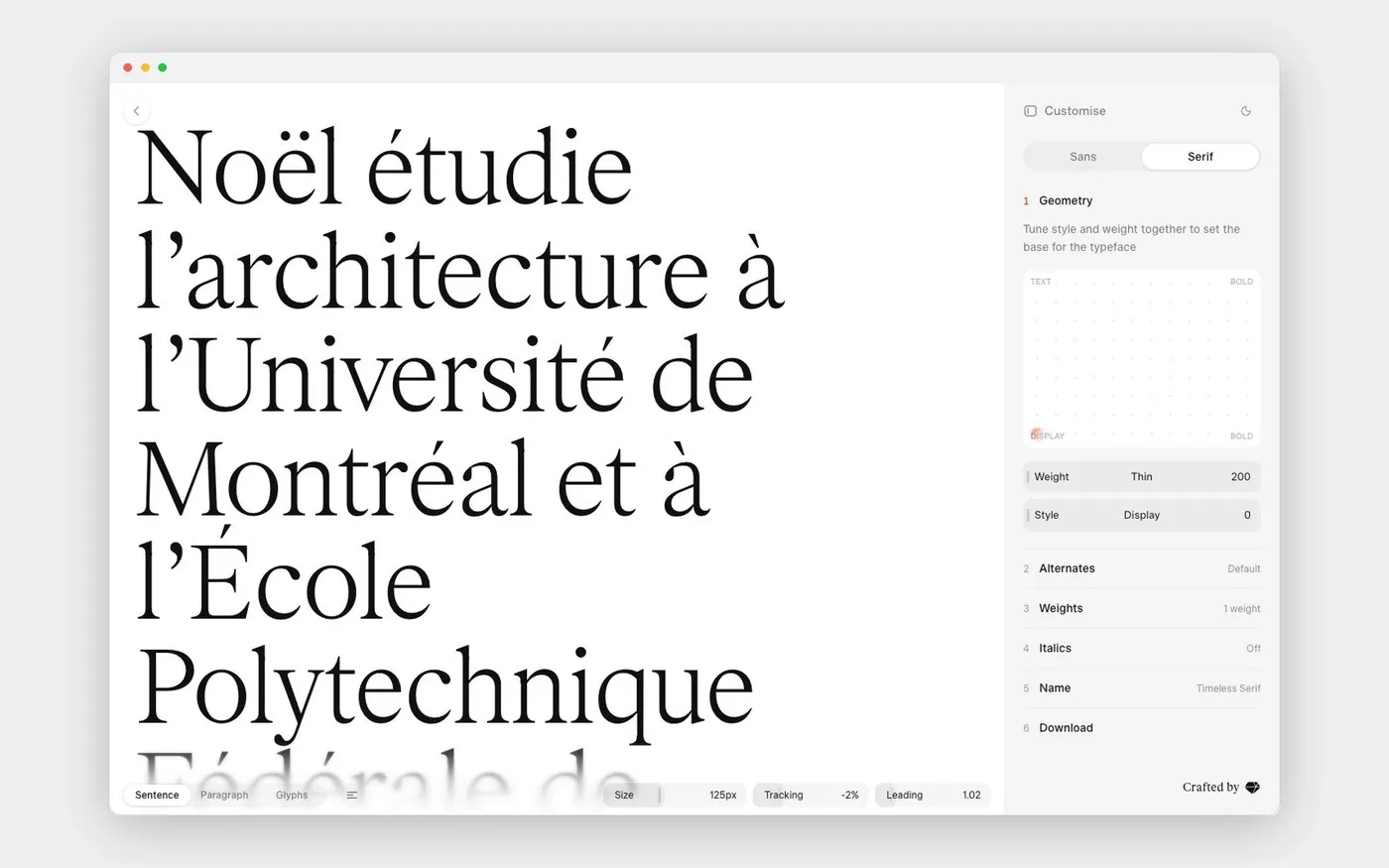 Img02 - Timeless Type: Interactive Web Design for a Variable Font System