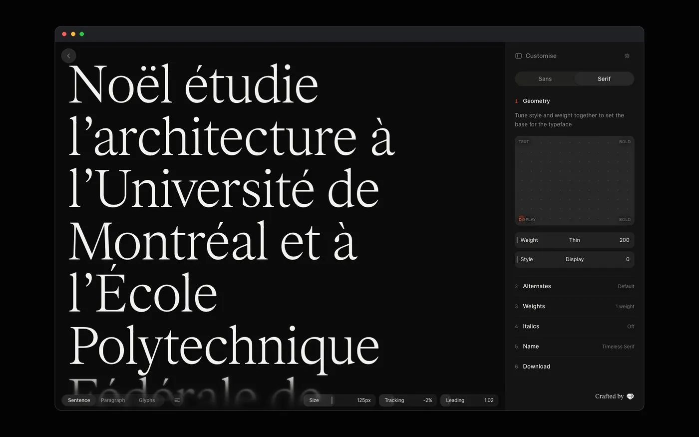 Img04 - Timeless Type: Interactive Web Design for a Variable Font System