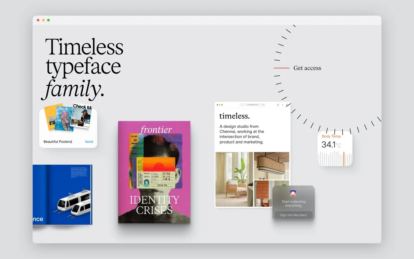 Img06 - Timeless Type: Interactive Web Design for a Variable Font System