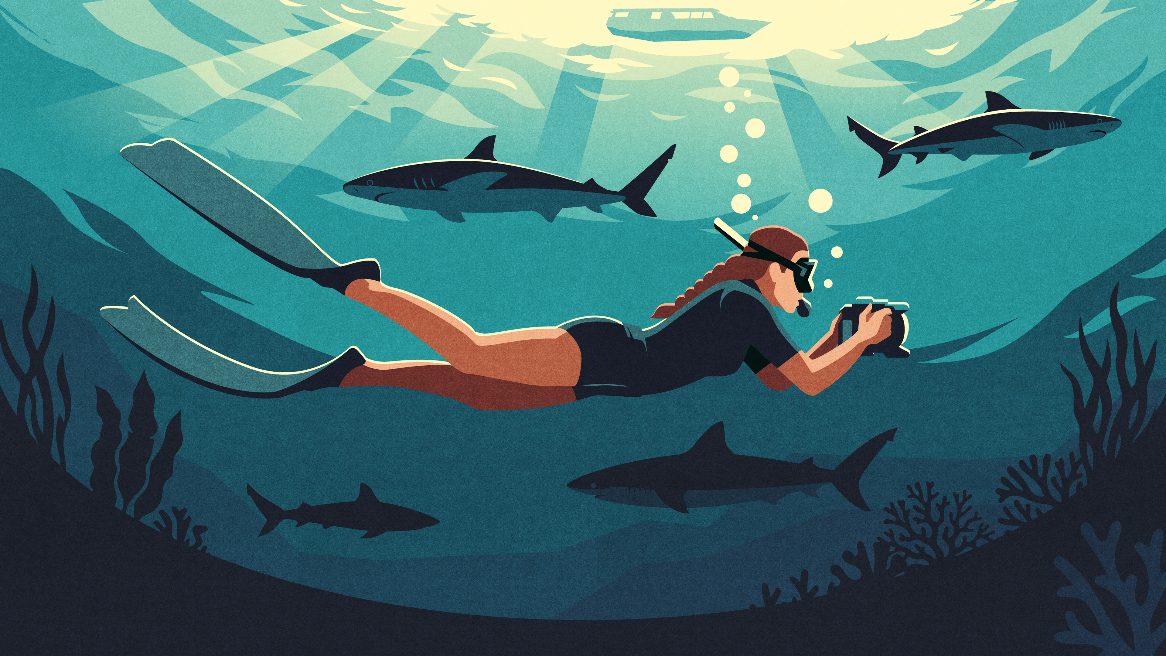 Img03 - Animated Editorial Illustrations for Condé Nast Traveler by Bobby Evans
