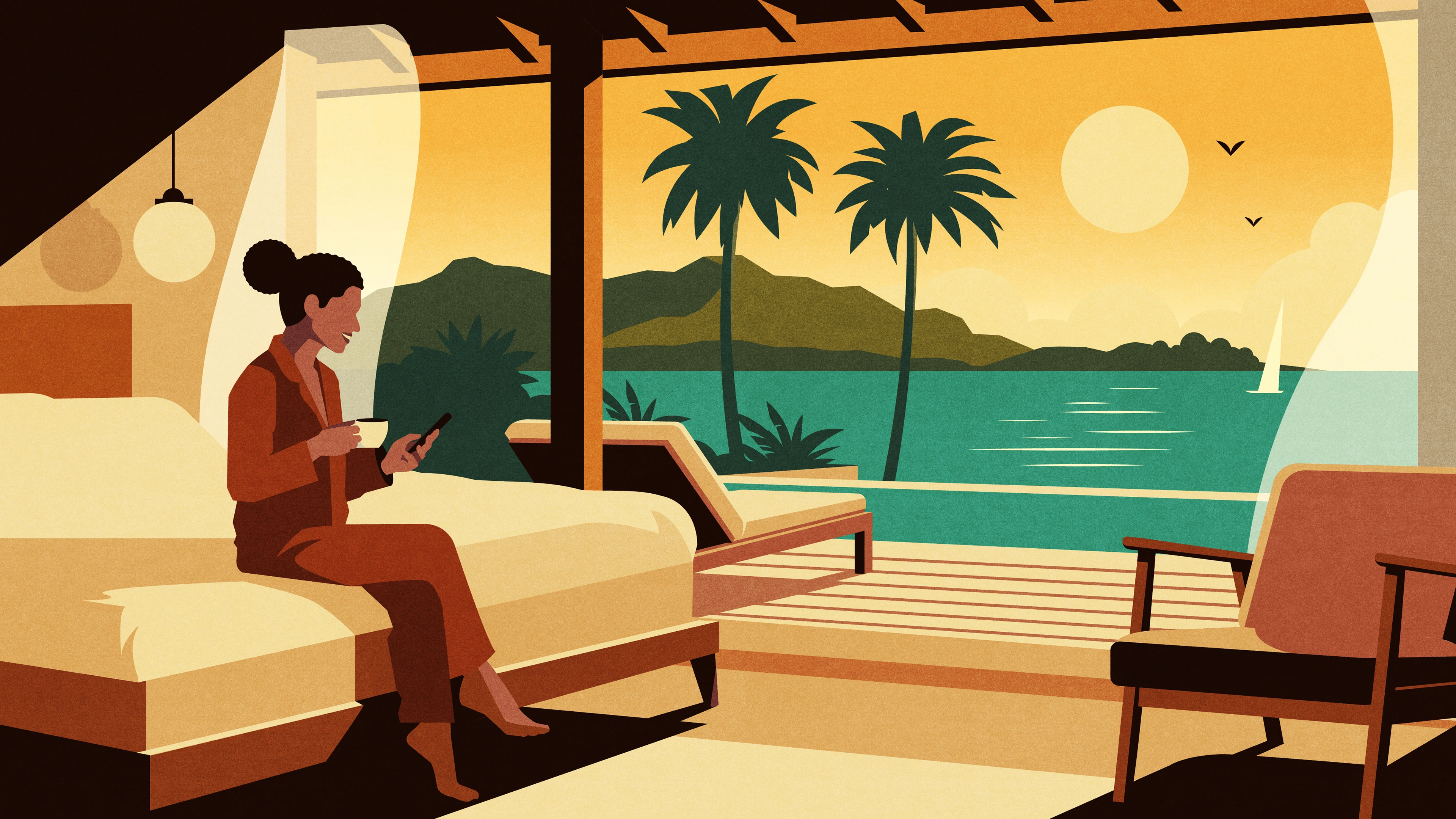 Img05 - Animated Editorial Illustrations for Condé Nast Traveler by Bobby Evans